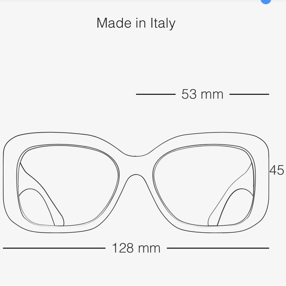 Chanel rectangle Sunglasses, acetate, black & gold. Excellent condition. - Picture 8 of 11